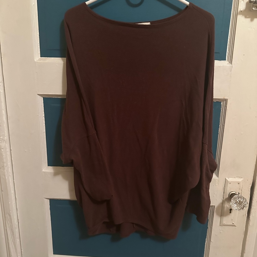 Burgundy shirt